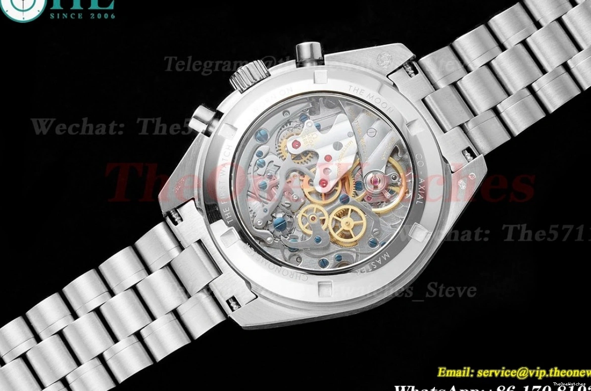 SS Speedmaster 41mm SS White A7750 RMF Dial Mod 0429